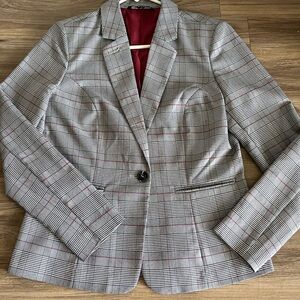 Plaid Blazer